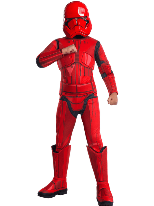 Boys Deluxe Red Stormtrooper Costume