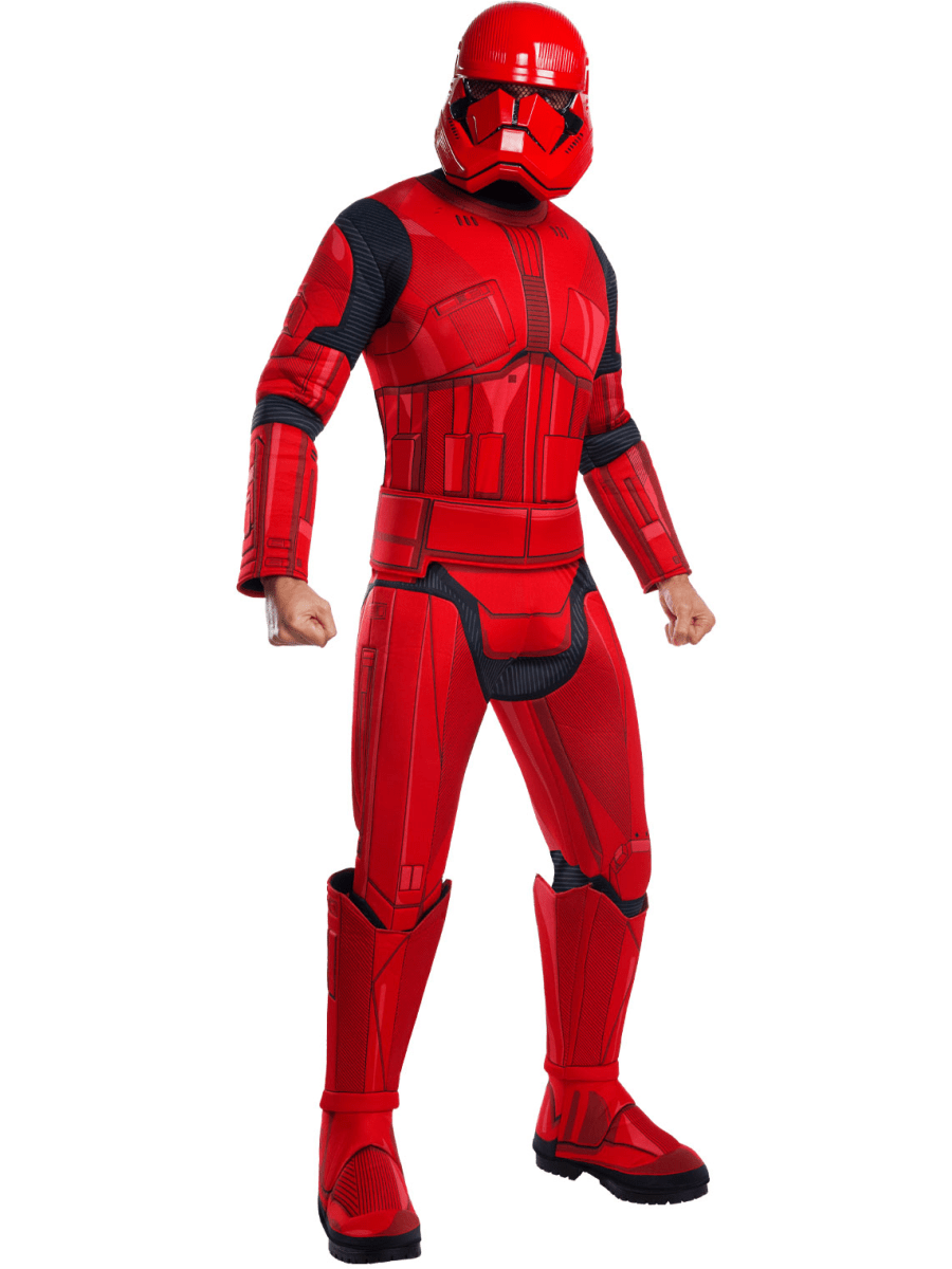 Mens Deluxe Red Stormtrooper Costume