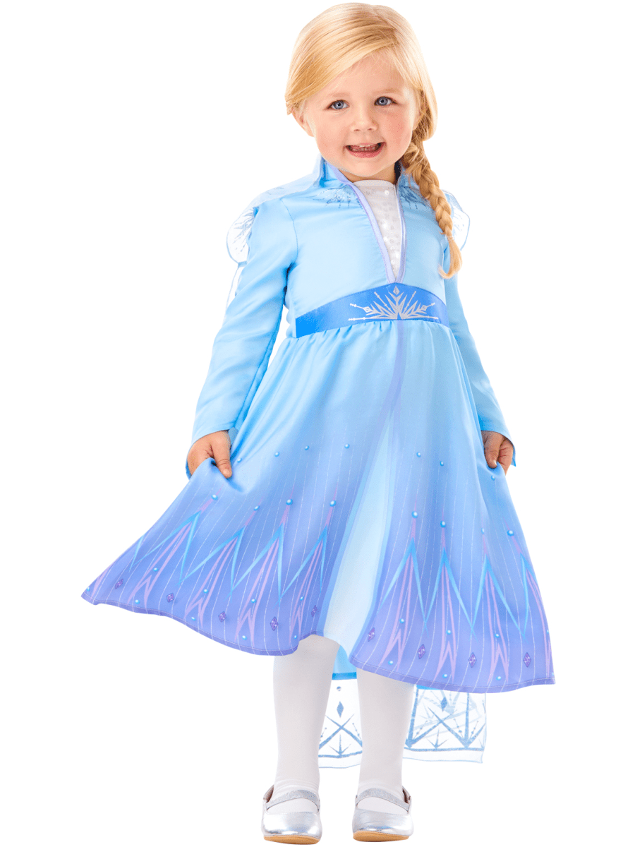 Girls Frozen 2 Elsa Travel Dress Costume