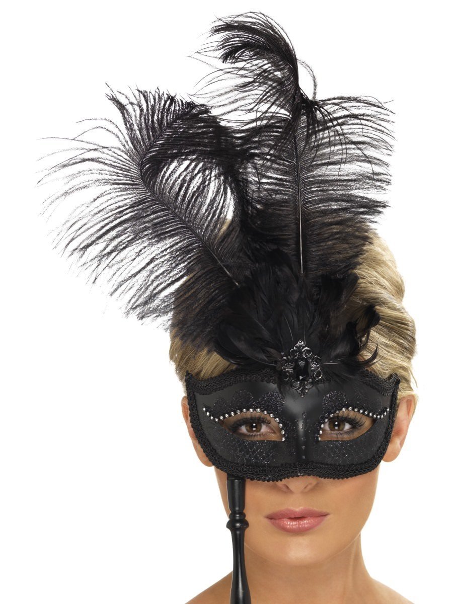 Baroque Fantasy Eyemask,  Black