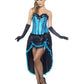 Burlesque Dancer Costume, Blue Alternative View 3.jpg