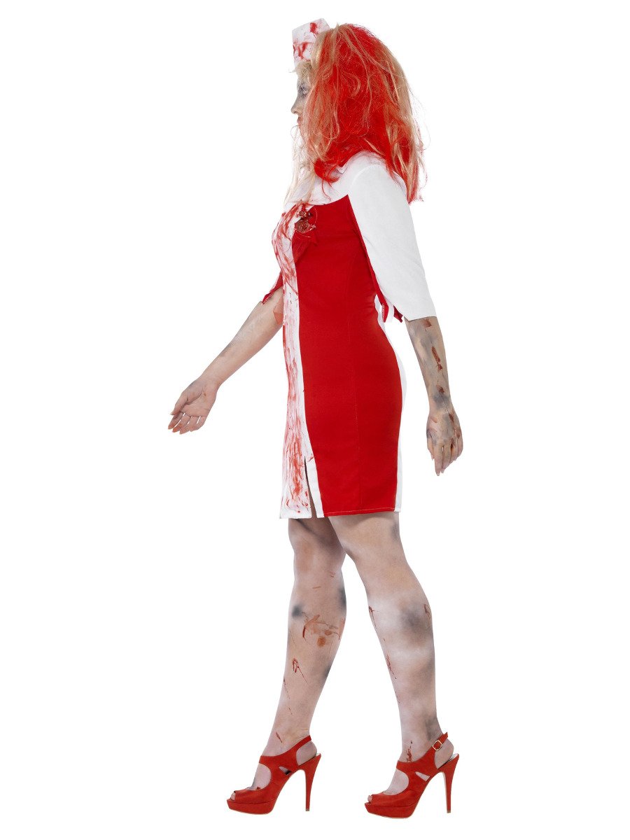 Curves Zombie Nurse Costume Side