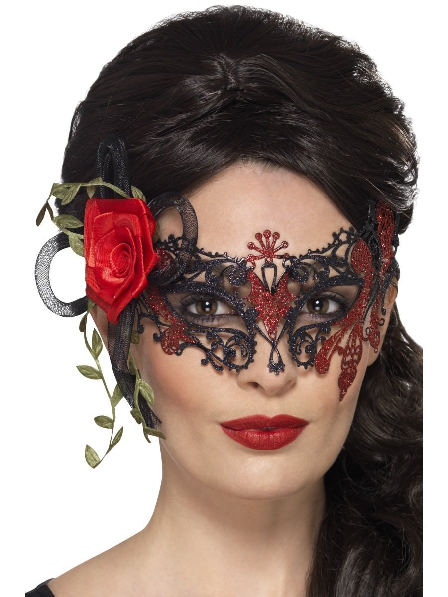 Day of the Dead Metal Filigree Eyemask