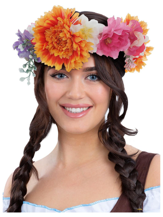 Deluxe Mid Summer Bavarian Maiden Flower Crown