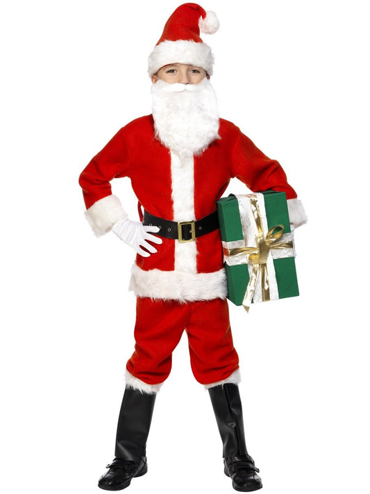 Deluxe Santa Costume & Beard, Child
