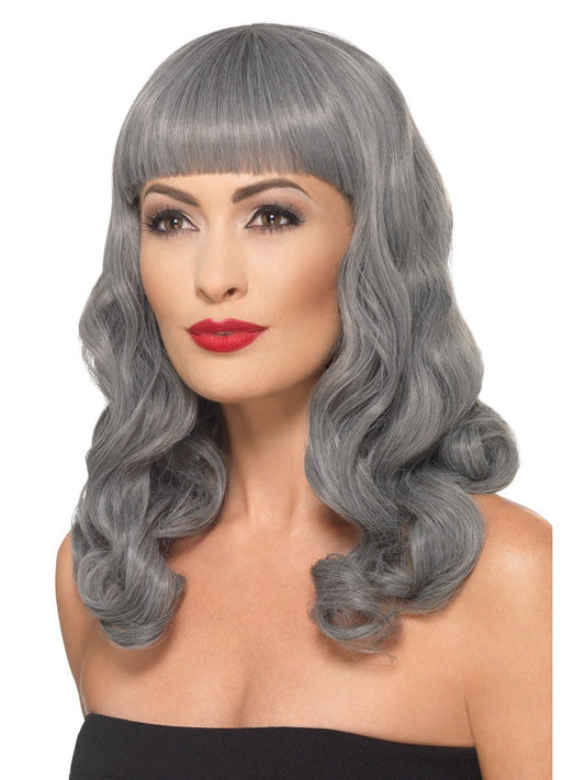 Deluxe Wig Wavy With Fringe