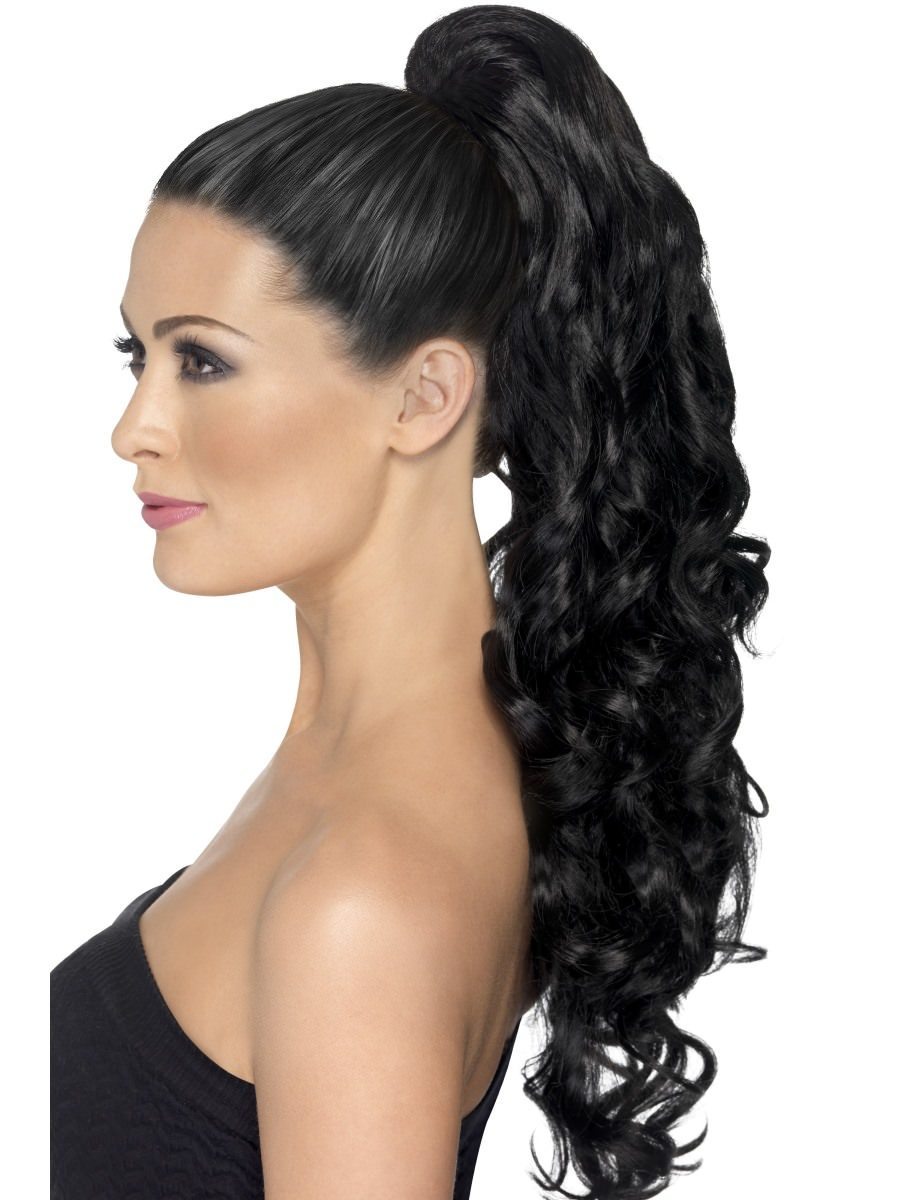 Divinity Hair Extension, Black, Curly