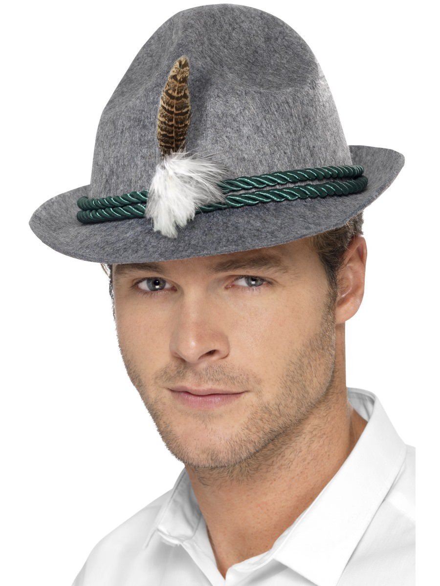 German Trenker Hat with Feather