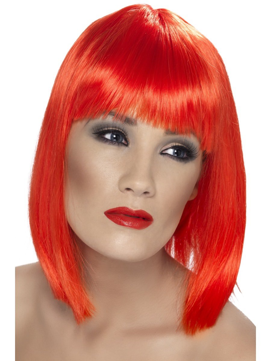 Glam Wig, Neon Red