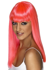 Glamourama Wig, Neon Pink