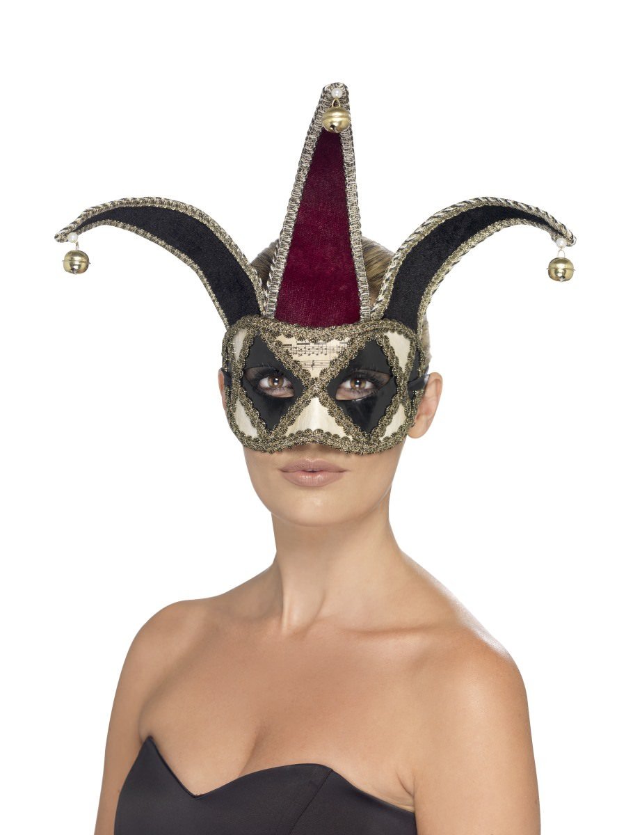 Gothic Venetian Harlequin Eyemask Alternative View 1.jpg