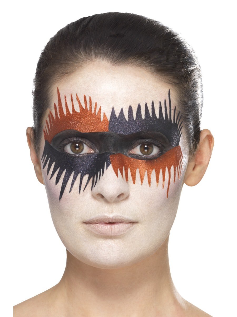 Harlequin Make-Up Kit, with Face Stickers Alternative View 4.jpg