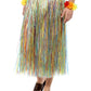 Hawaiian Hula Skirt with Flowers, Multi-Coloured Alternative View 1.jpg