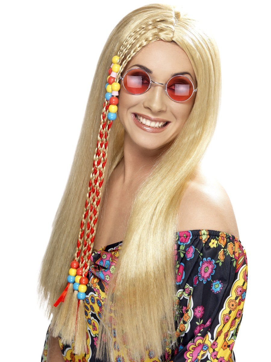 Hippy Party Wig, Blonde