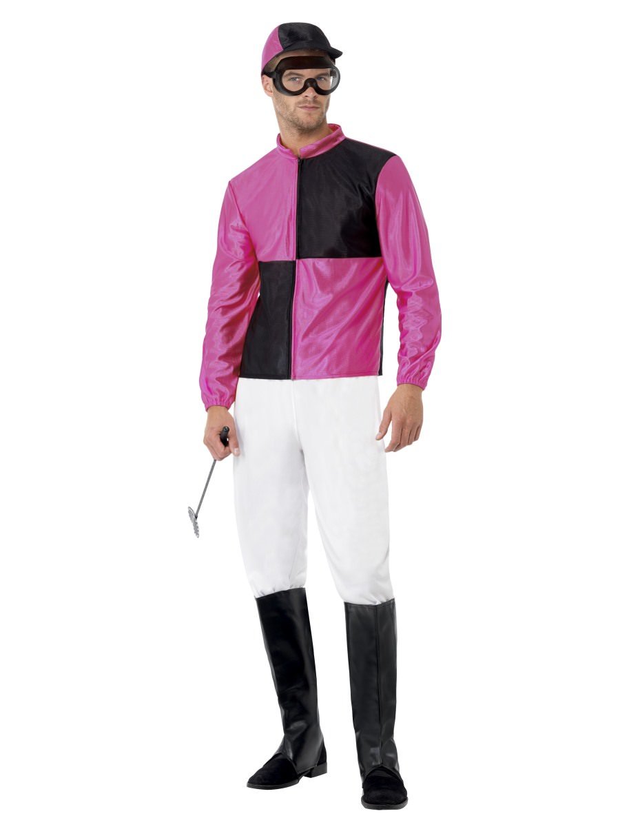 Jockey Costume, Black & Pink