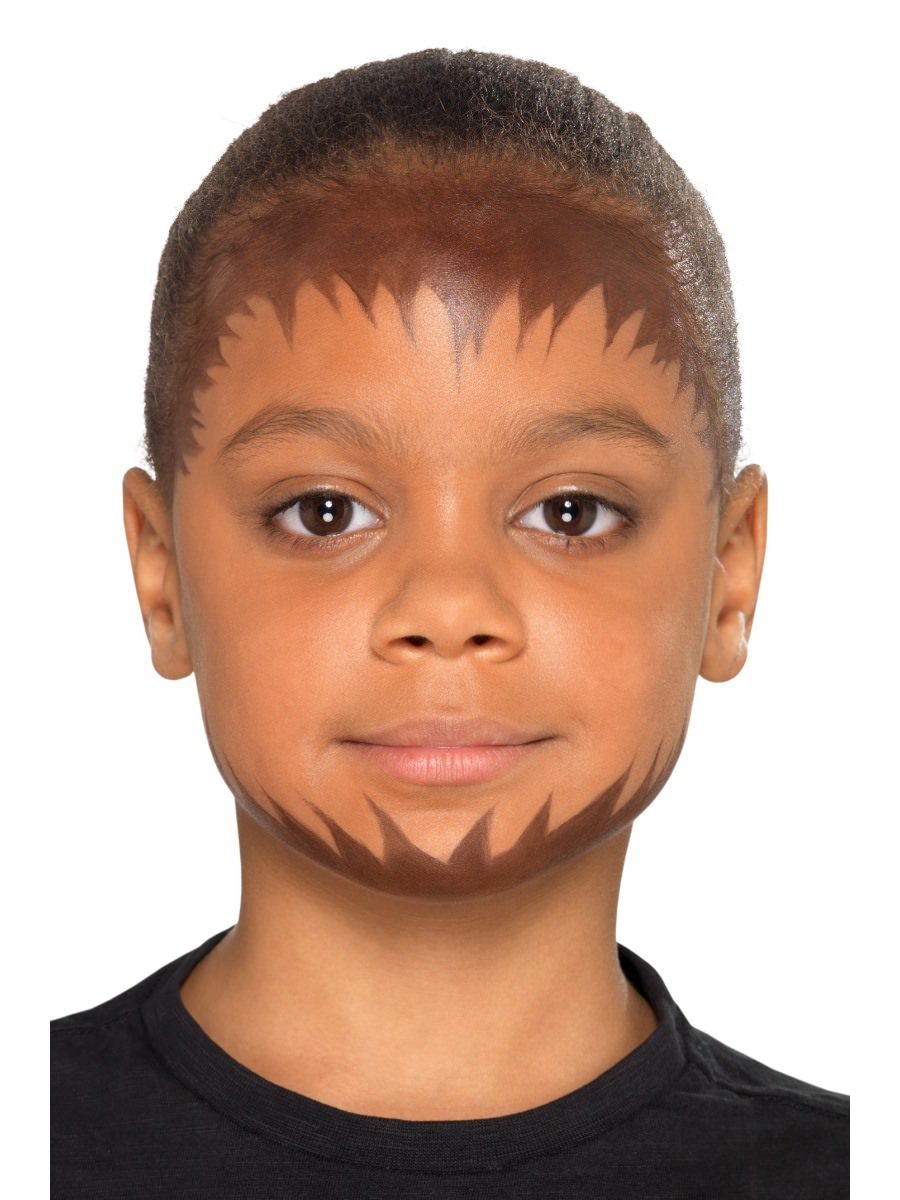 Kids Halloween Werewolf Make Up Kit, Aqua Alternative View 1.jpg