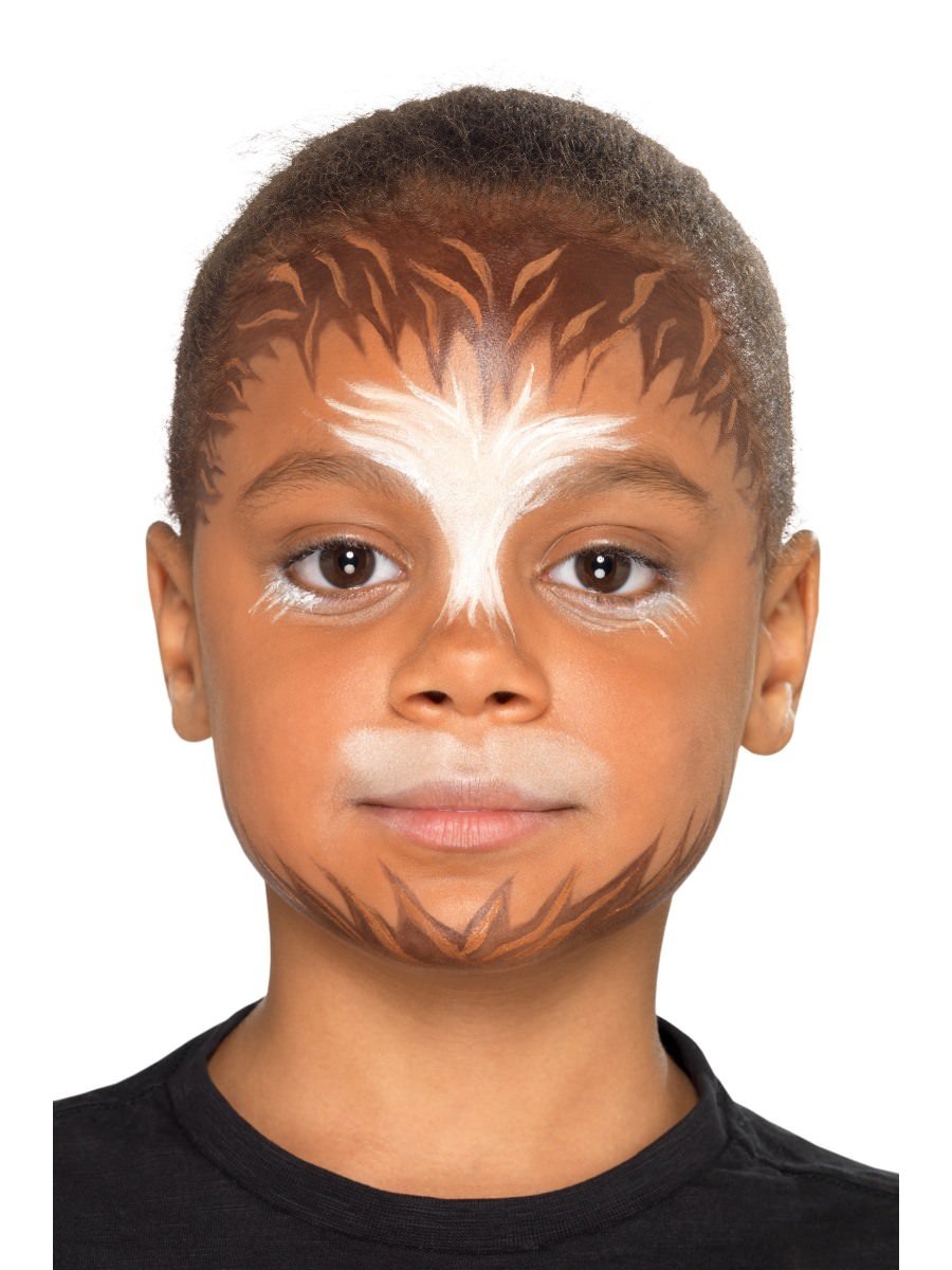 Kids Halloween Werewolf Make Up Kit, Aqua Alternative View 3.jpg