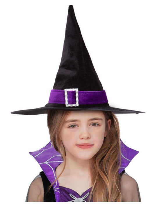 Kids Velour Witch Hat