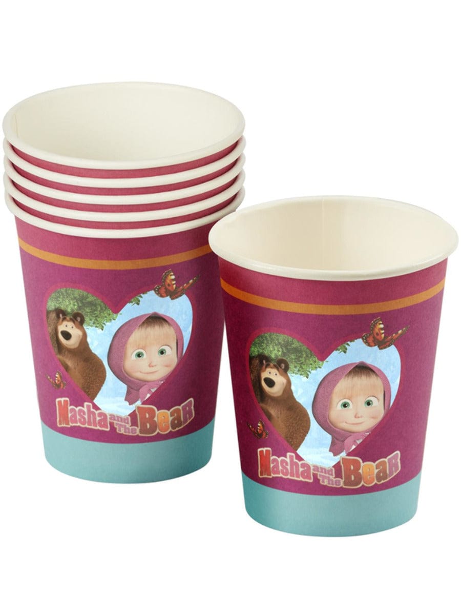 Masha and The Bear Tableware Party Cups x8 Alternative 1