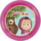 Masha and The Bear Tableware Party Plates x8
