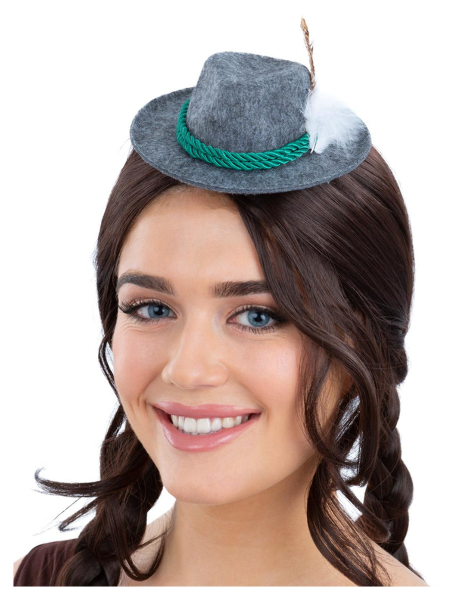 Mini Bavarian Trenker Hat Grey