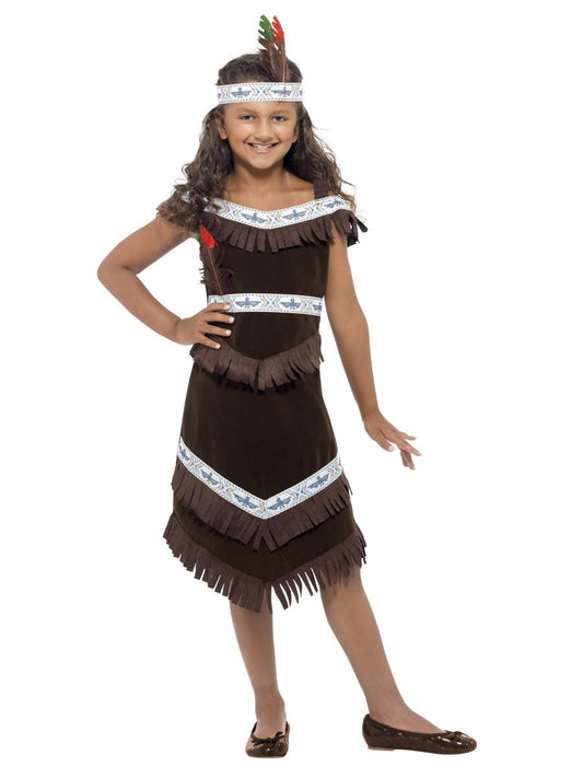 Native American Inspired Girl Costume with Feather