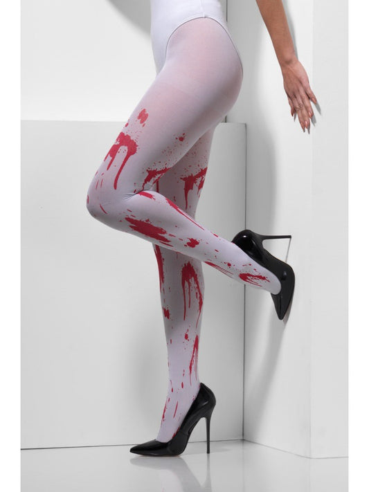 Opaque Tights, with Blood Splatter