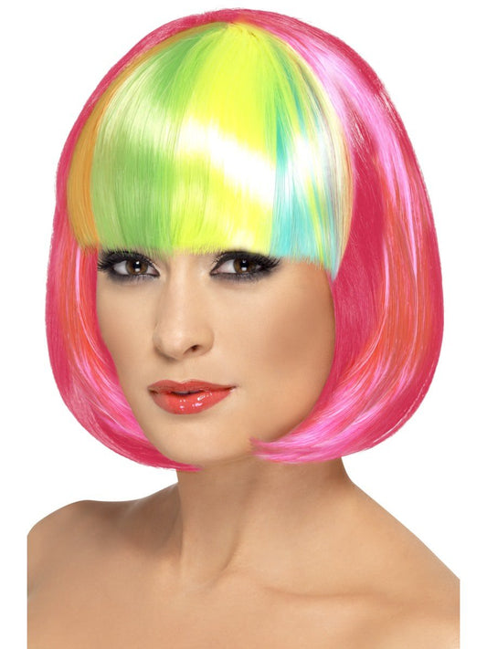 Partyrama Wig, Neon Pink
