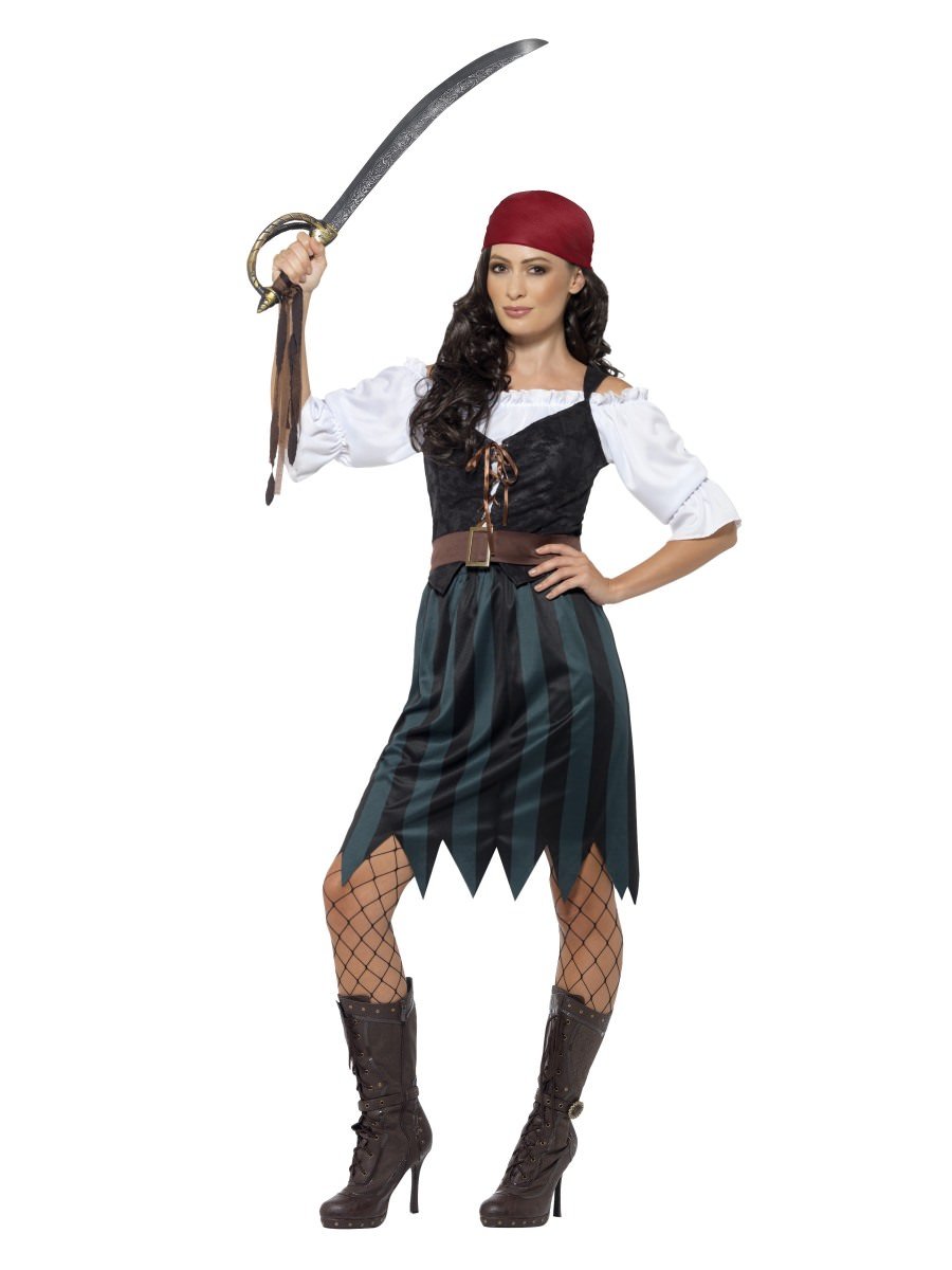Pirate Deckhand Costume, with Skirt