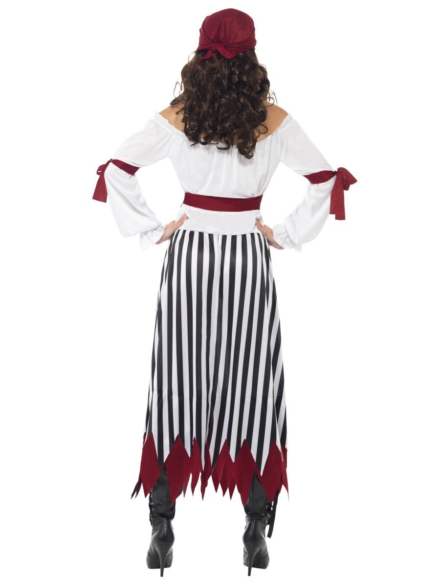 Pirate Lady Costume, Black & White Alternative View 2.jpg