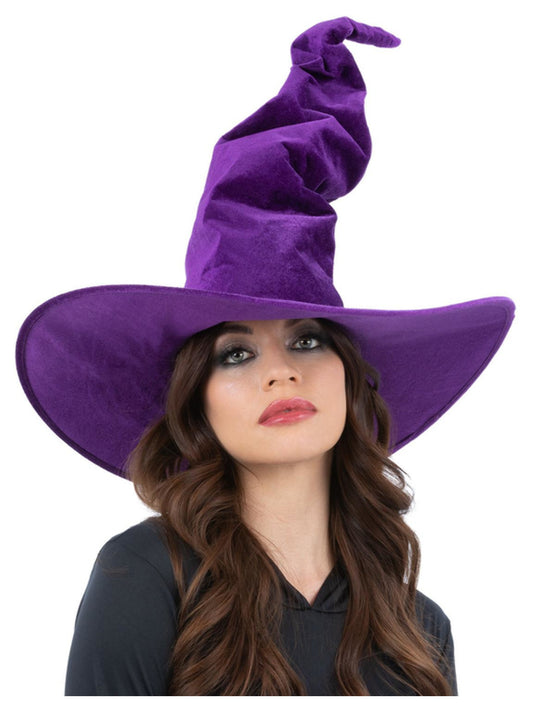 Purple Velour Witch Hat