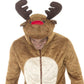 Reindeer Costume, Brown, with Hooded Jumpsuit Alternative View 3.jpg