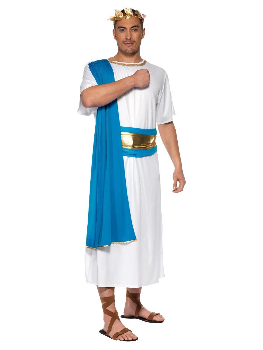 Roman Senator Costume, Blue | Smiffys