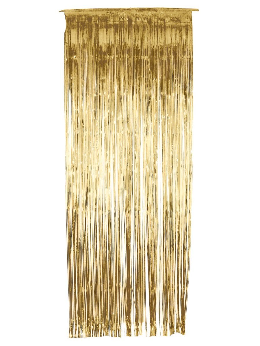 Shimmer Curtain, Gold, Metallic