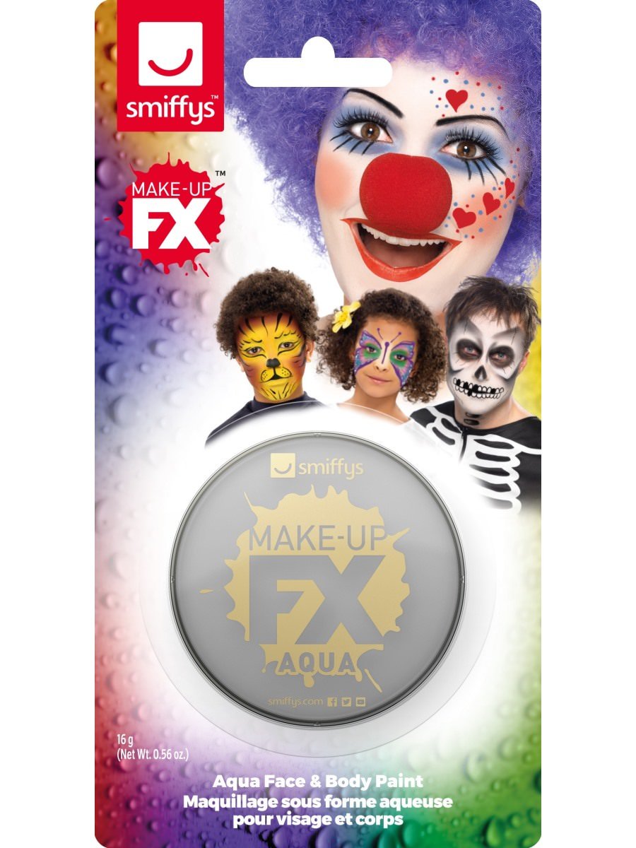 Smiffys Make-Up FX, on Display Card, Light Grey
