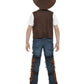 Texan Cowboy Costume, Child, Brown & Black Alternative View 2.jpg