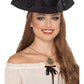 Tricorn Pirate Captain Hat, Black Alternative View 1.jpg