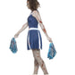 Zombie Cheerleader Costume, Blue Alternative View 1.jpg