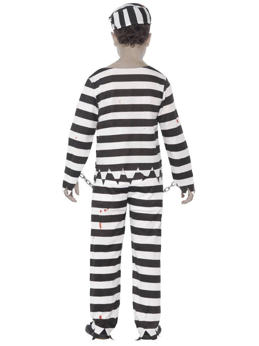 Zombie Convict Costume, Black Alternative View 2.jpg