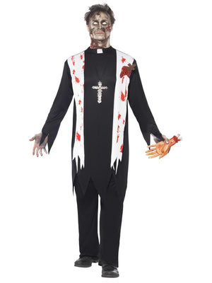 Zombie Priest Adult Men's Costume